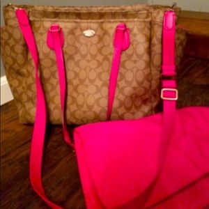 Coach diaper bag